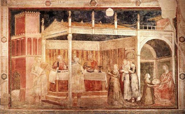 GIOTTO di Bondone Feast of Herod